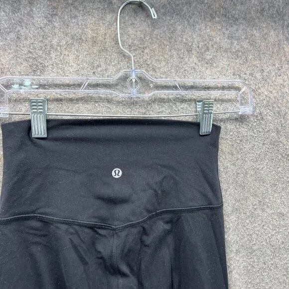 Lululemon Pants Women 4 Black Full Length Nulu Yoga Leggings Align High Rise - Picture 8 of 9